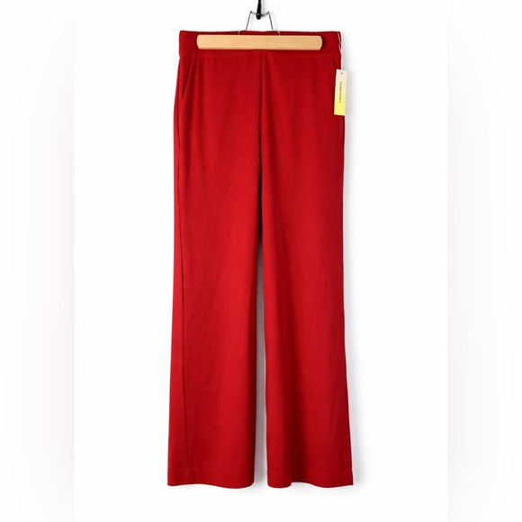 summersalt Pants - 💌 SUMMERSALT Warm Red/Lava Wide‑Leg Pants – Size 8